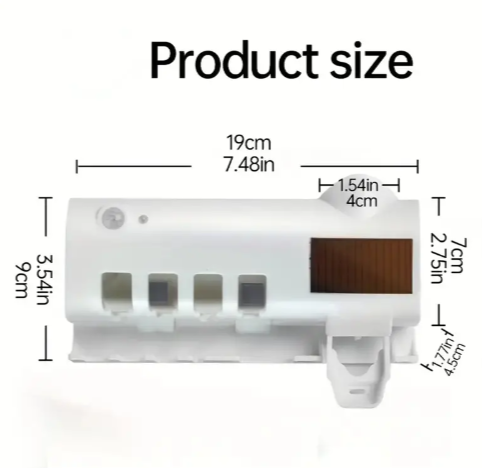 Esterilizador de Cepillos de Dientes Uv
