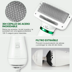 Cepillo/Secador de Pelo para Mascotas 2 en 1