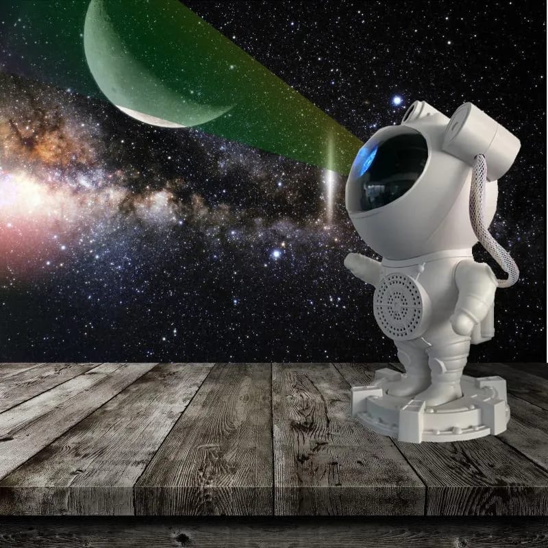 Proyector De Galaxia Tipo Astronauta Con Luz Rgb Y Parlante