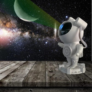Proyector De Galaxia Tipo Astronauta Con Luz Rgb Y Parlante