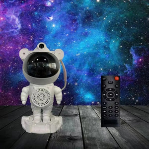 Proyector De Galaxia Tipo Astronauta Con Luz Rgb Y Parlante