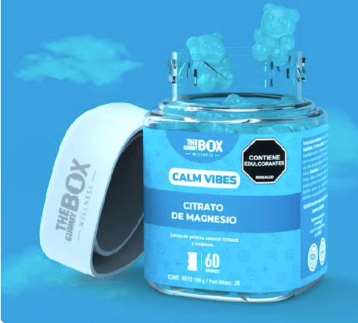 Gomas Citrato De Magnesio Estres Control