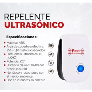 Repelente Ultrasónico de Plagas
